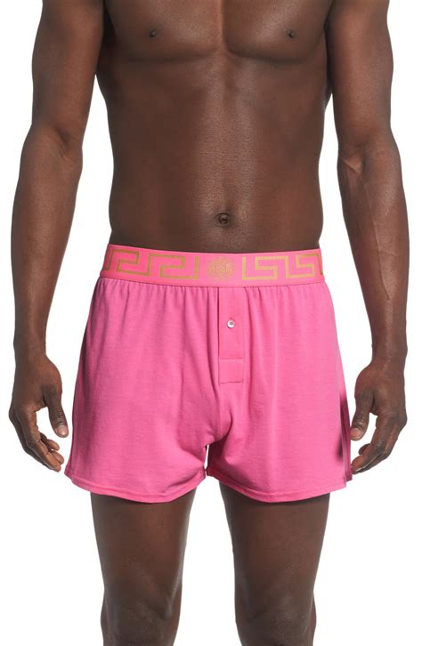 pink versace boxers|Versace boxer trunks.